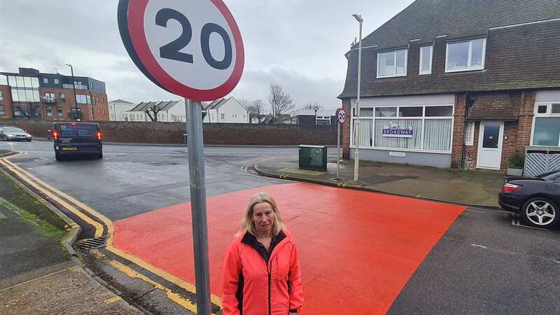 Dazzling road markings were branded ugly and lurid have left residents seeing red (Image: No credit)
