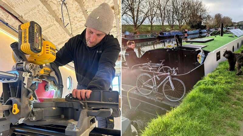 A man has ditched his expensive flat for a mortgage-free life on a narrow boat