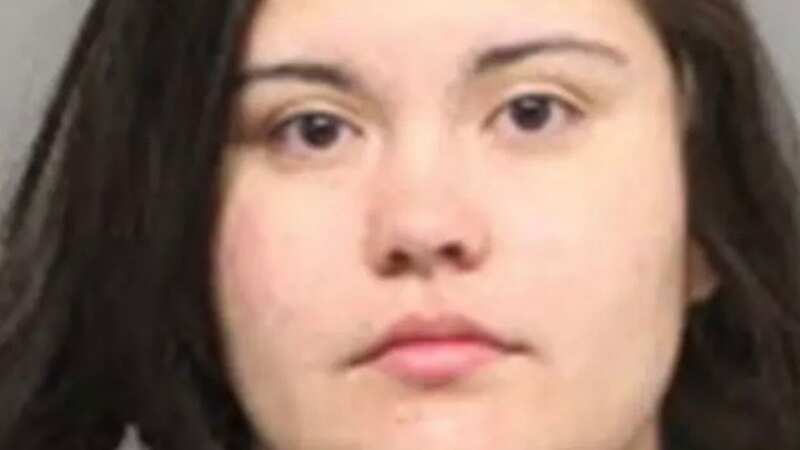 Tatiana Iniguez was arrested and later charged with second-degree assault and possession of a deadly weapon while committing a felony - after stabbing someone in the face (Image: Lancaster County Department of Corrections)