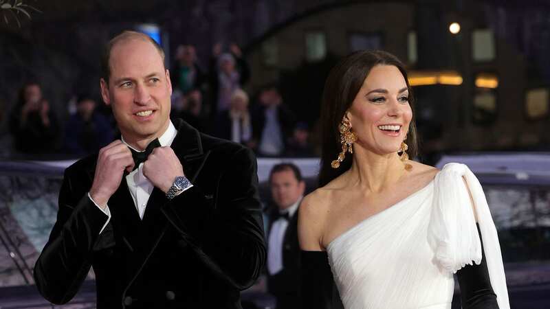 William and Kate at the Baftas last year (Image: AP)