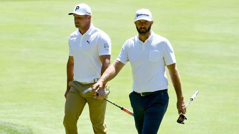 LIV Golf stars Dustin Johnson and Bryson DeChambeau are at risk of being locked out of the majors (Image: Steve Dykes/Getty Images)