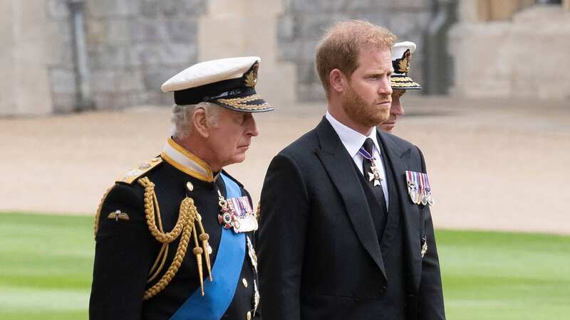 Around 46% say Harry should have stayed longer with the royals (Image: Getty Images)