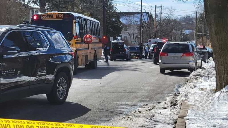 A 5-year-old girl was reportedly struck and killed by a school bus that had just dropped her off in Rockland County, New York, on Friday (Image: No credit)