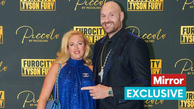 Tyson Fury, pictured with wife Paris, is keen to move to tax haven Isle of Man where the wealthy are capped at £200k tax a year (Image: PA)