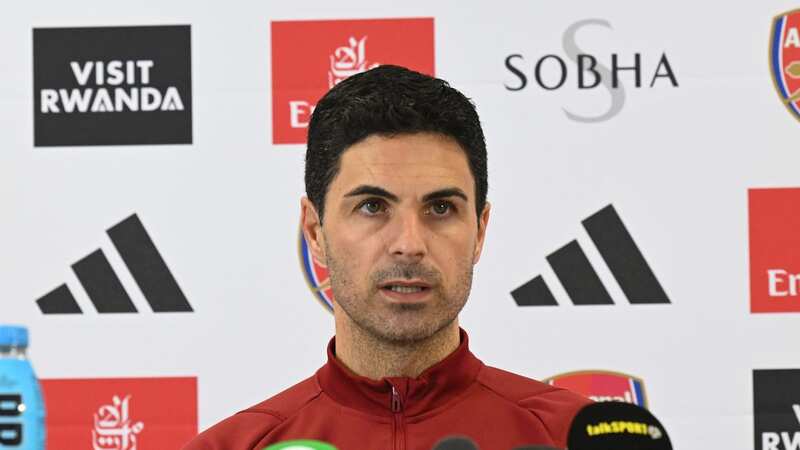Mikel Arteta has been speaking to the press before Burnley vs Arsenal (Image: Arsenal FC via Getty Images)