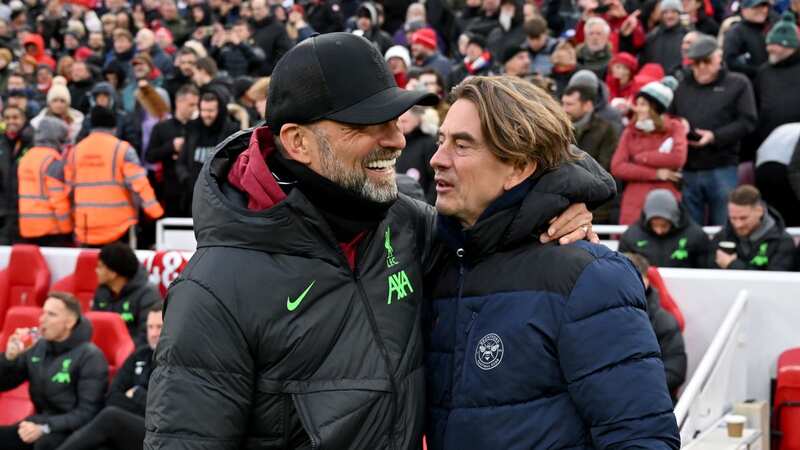 Liverpool manager Jurgen Klopp and Brentford boss Thomas Frank (Image: Andrew Powell/Liverpool FC via Getty Images)