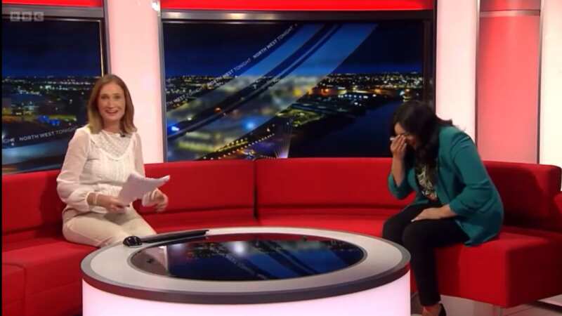 BBC presenter left red-faced after ruining family surprise on live TV