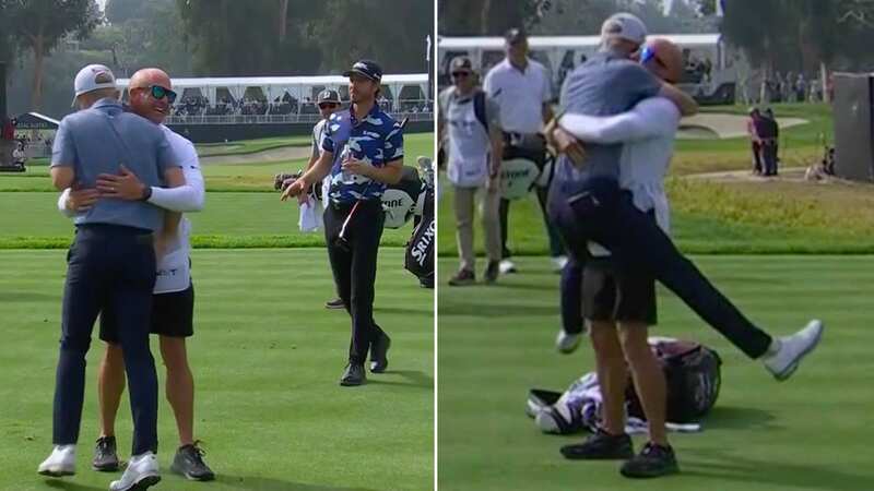 Will Zalatoris now has double-digit aces after this latest hole-in-one (Image: Sky Sports)