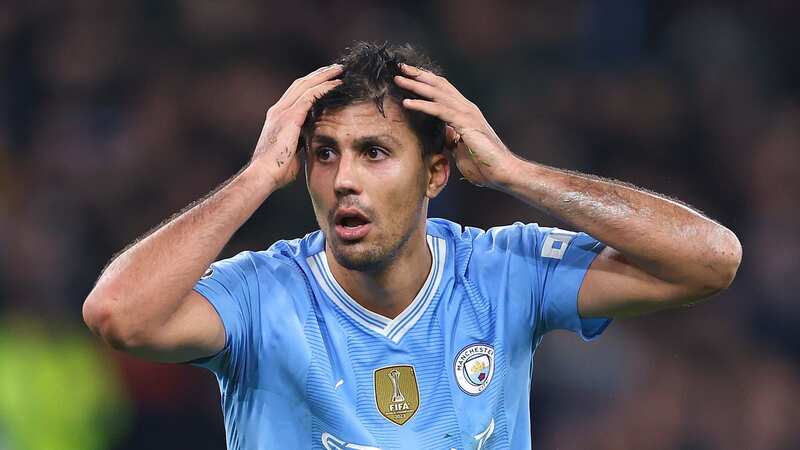 Rodri was left stunned by some of the referee