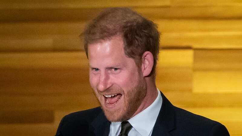 Prince Harry delivered a speech at last night