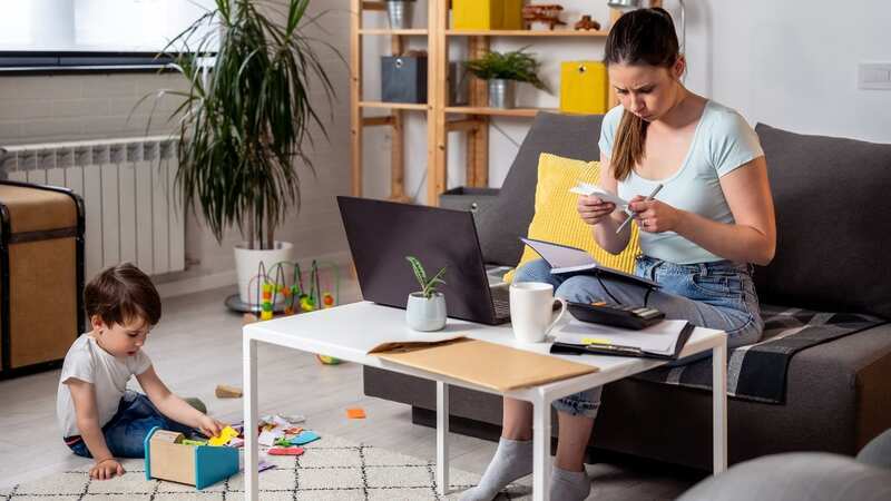 Almost a fifth of parents said they spend more than half their household income on childcare (Image: Getty Images/iStockphoto)