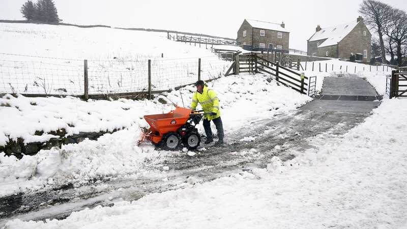 Heavy snow in Allenheads, Northumberland (Image: PA)