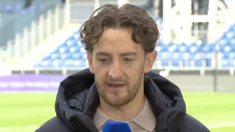 Tom Lockyer has spoken about his mid-game heart attack (Image: Sky Sports)
