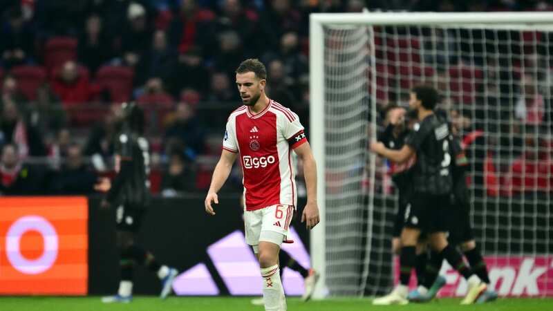 Jordan Henderson and Ajax failed to win again (Image: Jeroen van den Berg/Soccrates/Getty Images)