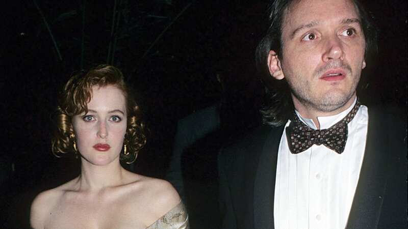 Gillian Anderson and first husband Clyde Klotz (Image: WireImage)