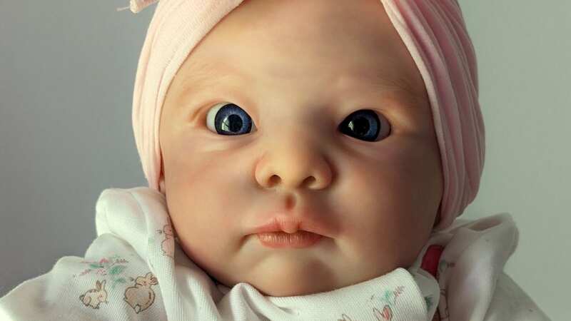 Reborn dolls are handmade art dolls made to resemble a human infant as much as possible (Image: Jam Press/@kamsrebornfam)