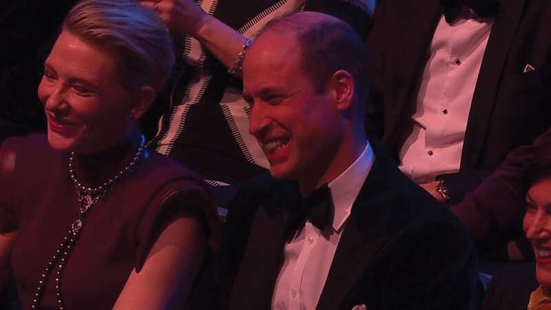 Prince William awkwardly laughs at Royal Family joke during Bafta Awards