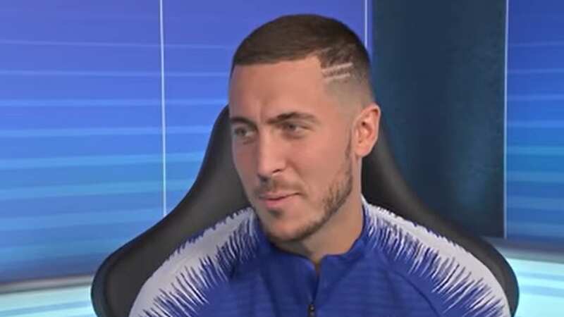 Eden Hazard has given a surprising name when asked who the most talented footballer he played with was (Image: Sky Sports)