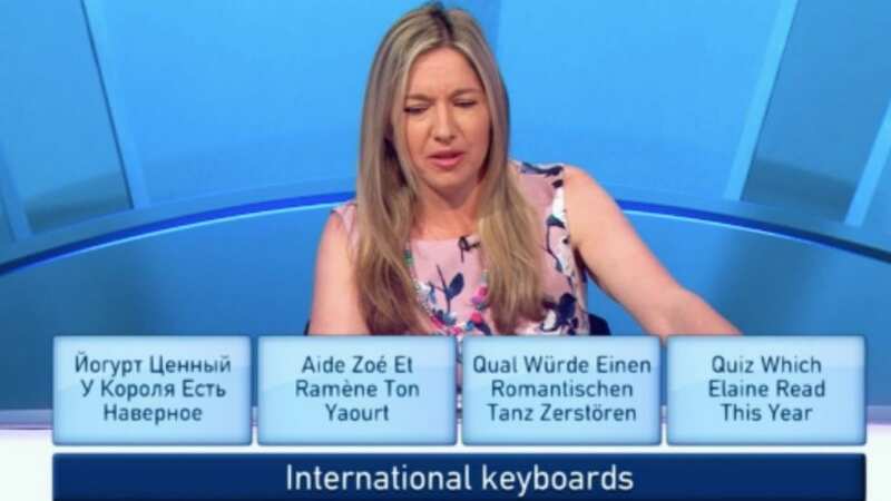 Victoria Coren-Mitchell read out a head-scratching question on BBC