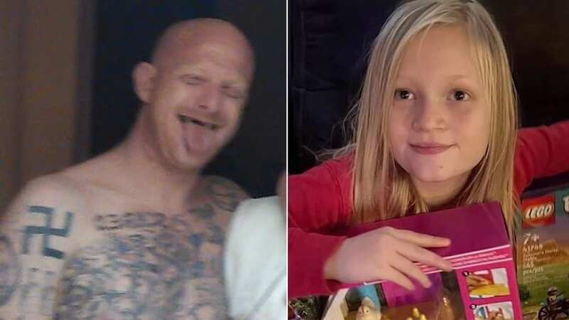 Swastika tattooed Don Steven McDougal is suspected of involvement in the disappearance of little Audrii Cunningham