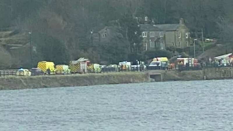 Emergency services at the scene today in Litleborough (Image: James Demain)
