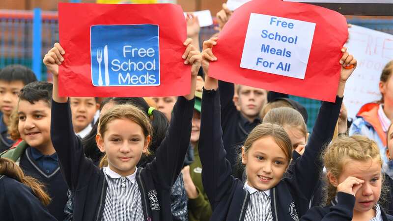 Children at Monksdown Primary School in Liverpool have been campaigning for free school meals (Image: Andrew Teebay Liverpool Echo)
