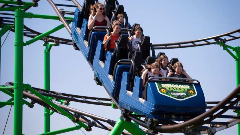 Dinosaur Valley is one of the bigger rides at the park (Image: DAILY MIRROR)
