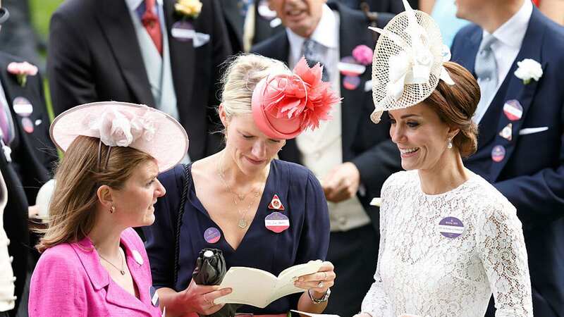 Kate with close pal Lady Laura Meade (Image: Getty Images)