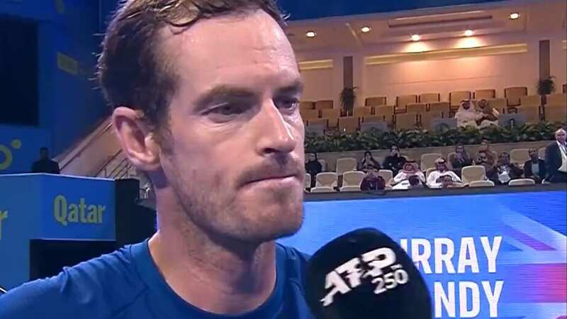 Andy Murray was visibly relieved to beat Alexandre Muller (Image: Tennis TV)