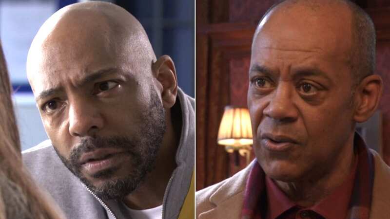 EastEnders viewers are convinced Pastor Clayton and Lucas Johnson share a secret link (Image: BBC)