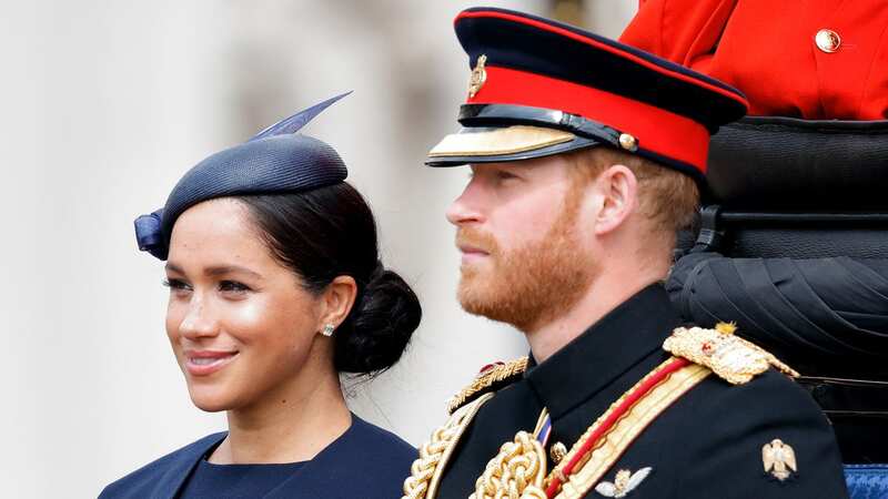 Harry and Meghan raised eyebrows with the relaunch of their website, sussex.com (Image: Getty Images)
