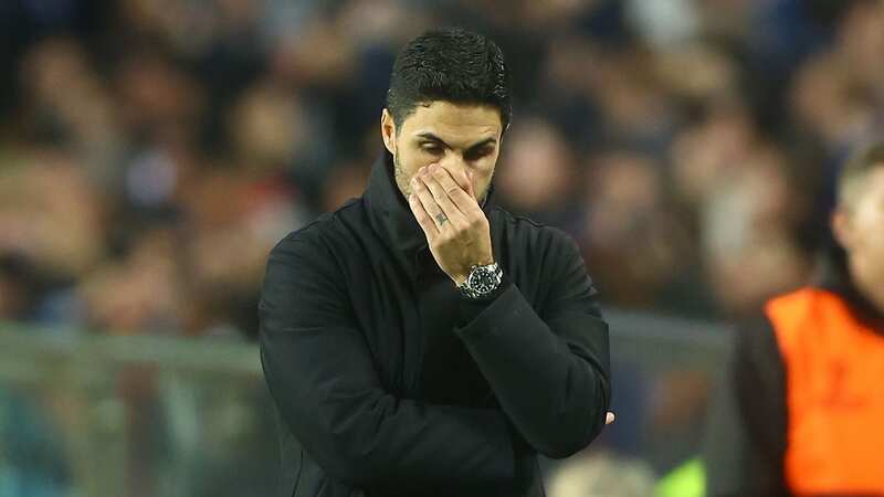 Mikel Arteta faces an uphill task to guide Arsenal into the quarter-finals (Image: Kieran McManus/REX/Shutterstock)