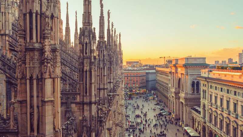 Return flights to Milan are on offer for £65 (Image: Getty Images/Westend61)