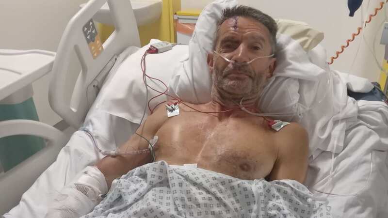Jon was in hospital for two weeks after his accident (Image: PA Real Life)