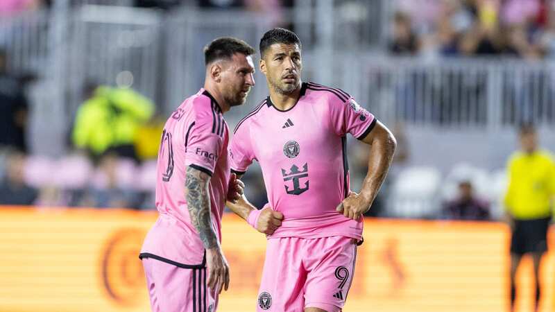 Luis Suarez and Lionel Messi have reunited at Inter Miami (Image: Yasser Bakhsh/Getty Images)