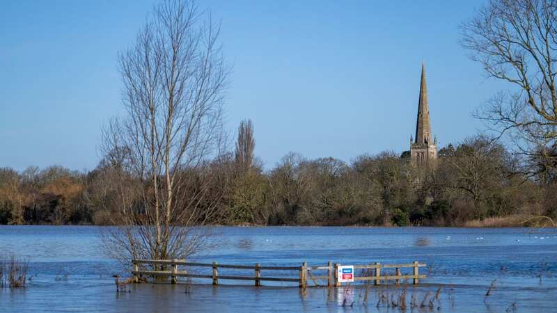 The Environment Agency has issued 298 flood warnings and alerts (Image: James Linsell-Clark / SWNS)