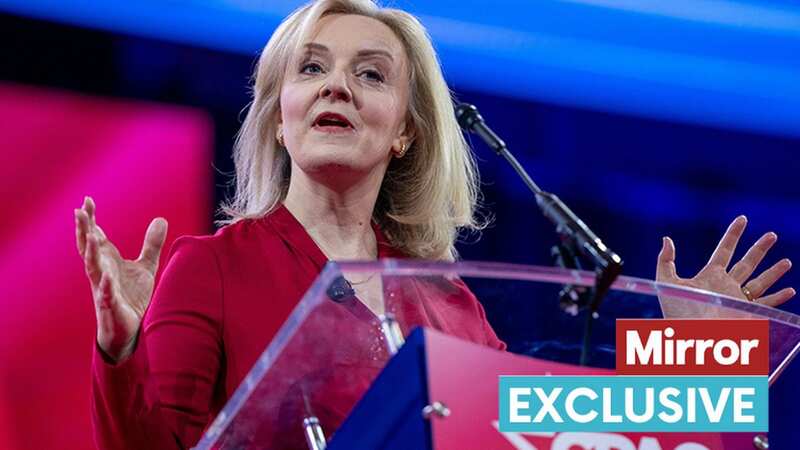 Liz Truss delivers remarks during the Conservative Political Action Conference (CPAC) (Image: SHAWN THEW/EPA-EFE/REX/Shutterstock)