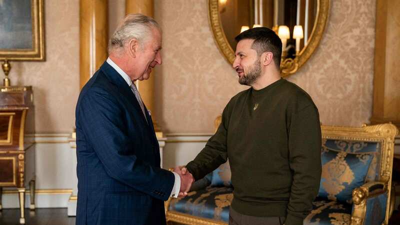 King Charles meeting the Ukrainian president (Image: POOL/AFP via Getty Images)