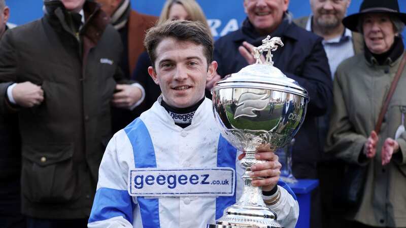 Ben Godfrey pictured with the big race trophy (Image: PA)