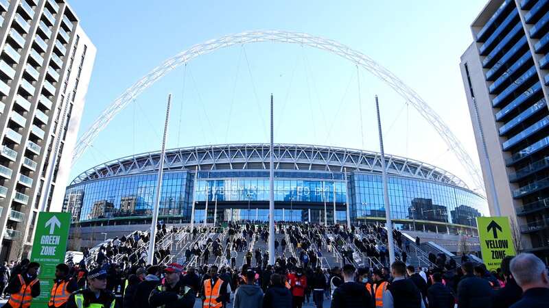 Hundreds of Liverpool fans have been unable to get into Wembley (Image: Getty Images)
