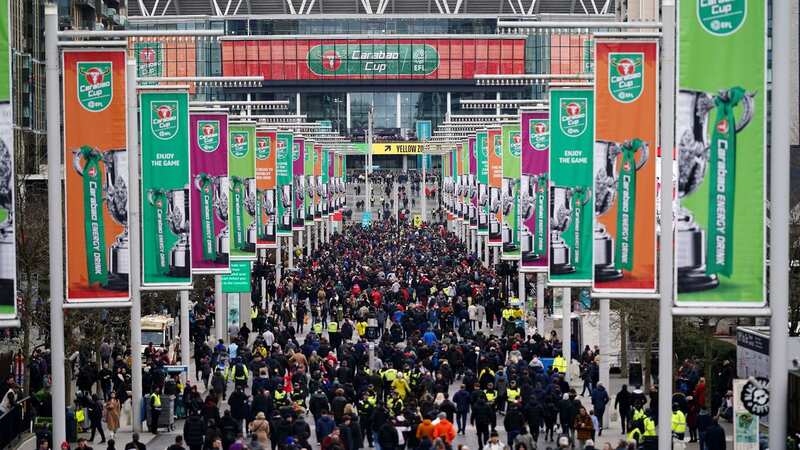 Some Liverpool fans have been unable to enter Wembley stadium (Image: PA)