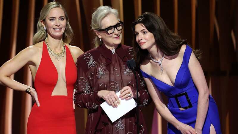 Emily Blunt, Meryl Streep, and Anne Hathaway appeared onstage during the 30th Annual Screen Actors Guild Awards (Image: Getty Images)