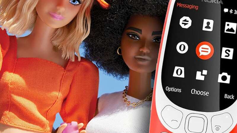Nokia Barbie flip phone (Image: HMD GLOBAL • MATTEL)