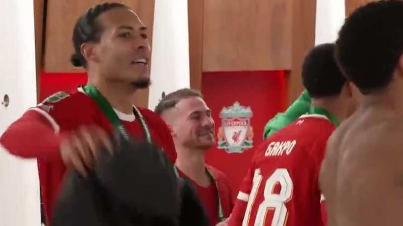 Liverpool celebrate winning the Carabao Cup (Image: LFC/X)