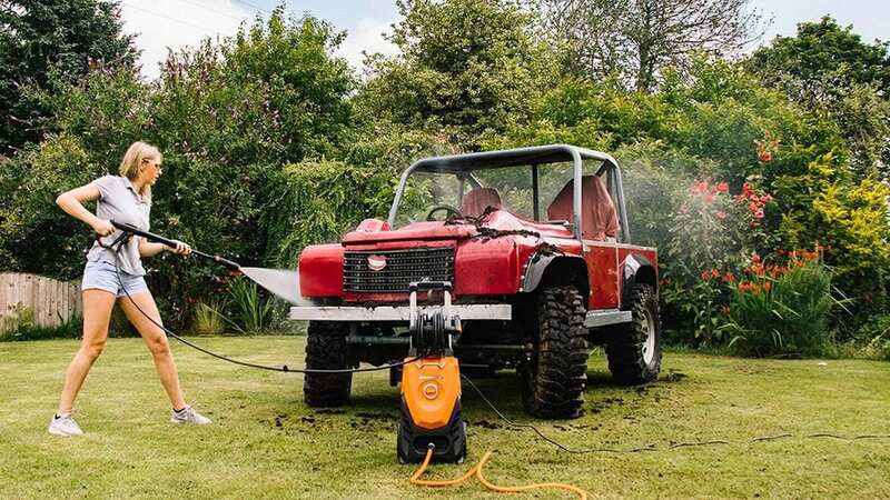 Washing away the winter dirt and grime is easy with a pressure washer - but there