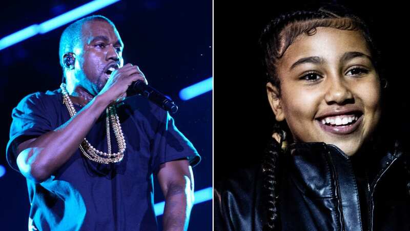 Kanye West joined forces with his daughter