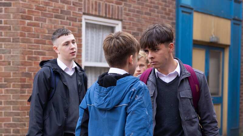 As Liam Connor heads into Victoria Court, Mason Radcliffe, Dylan and his cronies corner him in Corrie