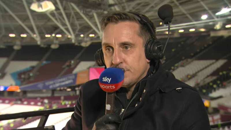 Gary Neville has given his thoughts on the Premier League title race (Image: SkySportsPremierLeague/Youtube)