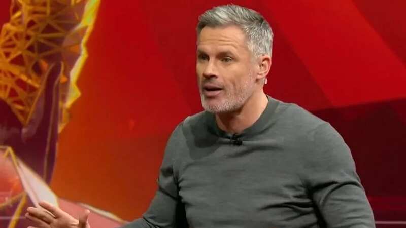 Jamie Carragher has highlighted a major problem at Manchester United (Image: Sky Sports Premier League)