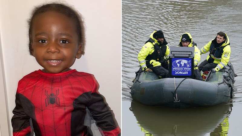 Experts from Specialist Group International (SGI) join the search operation for two-year-old Xielo Maruziva at the river Soar (Image: PA)